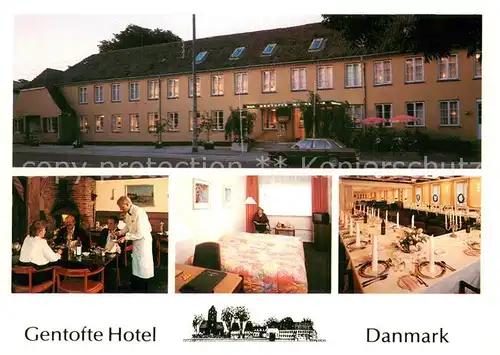 AK / Ansichtskarte Gentofte_Kommune Hotel Danmark Gastraeume Zimmer Gentofte Kommune