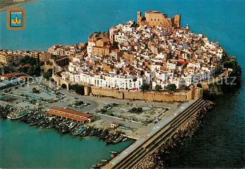 AK / Ansichtskarte Peniscola_ES Fliegeraufnahme 