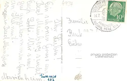 AK / Ansichtskarte Bad_Meinberg Marienheim Bad_Meinberg