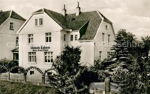 AK / Ansichtskarte Schieder Schwalenberg Pension Eden Aussenansicht Schieder Schwalenberg