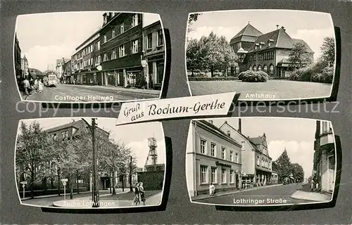 AK / Ansichtskarte Gerthe Castroper Hellweg   Amtshaus   Lothringer Strasse   Zeche Lothringer Gerthe