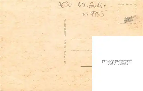 AK / Ansichtskarte Gerthe Castroper Hellweg   Amtshaus   Lothringer Strasse   Zeche Lothringer Gerthe