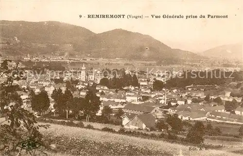 AK / Ansichtskarte Remiremont_88_Vosges Vue generale prise du Parmont 