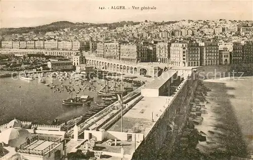 AK / Ansichtskarte Alger_Algerien Vue generale Alger Algerien