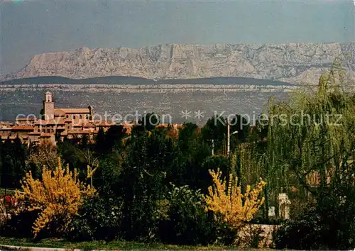 AK / Ansichtskarte Fuveau Vue generale la chaine de Sainte Victoire Fuveau