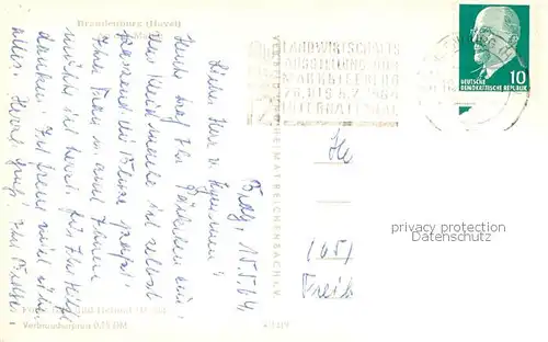 AK / Ansichtskarte Brandenburg_Havel An der Malge Restaurant Brandenburg Havel