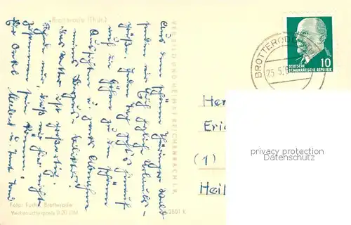 AK / Ansichtskarte Brotterode Panorama Brotterode