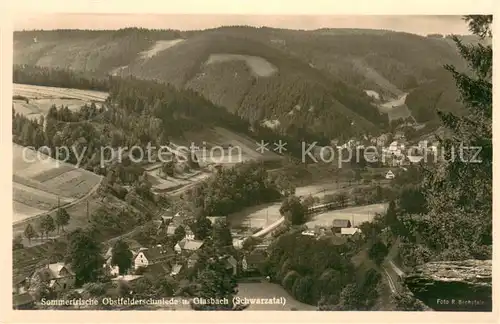 AK / Ansichtskarte Obstfelderschmiede und Glasbach Panorama Sommerfrische Obstfelderschmiede