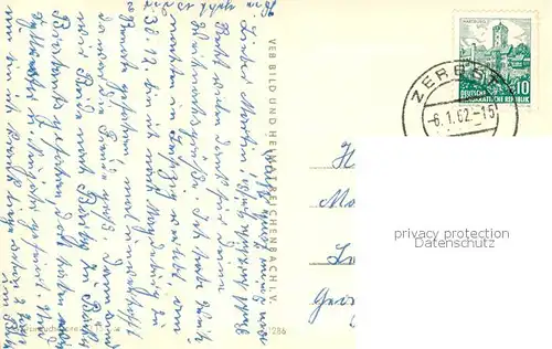 AK / Ansichtskarte Zerbst Heidetor Post ehemaliges Schloss mit Museum Rephunsgarten Stadthalle Zerbst