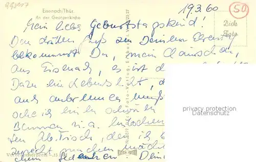 AK / Ansichtskarte Eisenach An der Georgenkirche Brunnen 