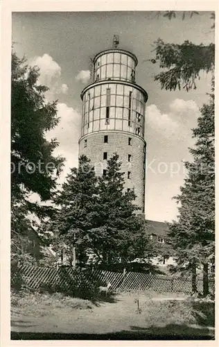 AK / Ansichtskarte Grosser_Inselsberg Aussichtsturm Grosser Inselsberg