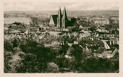 AK / Ansichtskarte Frankfurt_Oder Gesamtansicht mit Kirche Frankfurt Oder