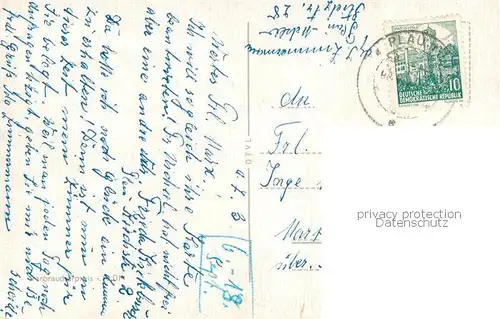 AK / Ansichtskarte Plau_Mecklenburg Partie am Plauer See Segelboote Mecklenburger Seenplatte Plau_Mecklenburg