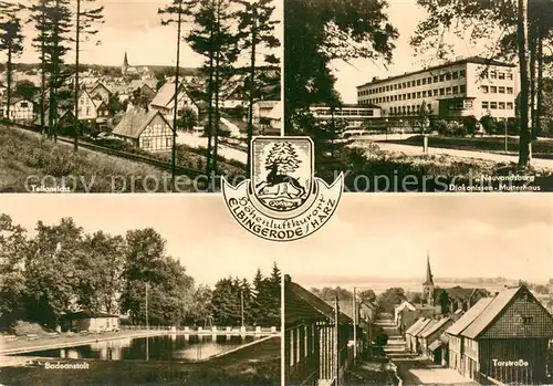 AK / Ansichtskarte Elbingerode_Harz Teilansichten Neuvandsburg Diakonissen Mutterhaus Badeanstalt Torstrasse Elbingerode Harz