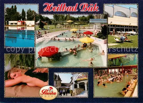 AK / Ansichtskarte Buek_Buekfuerdoe_Bad Heilbad Schwimmbad Massage Hotel Hallenbad Buek_Buekfuerdoe_Bad