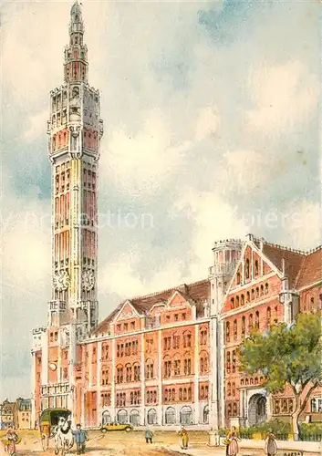 AK / Ansichtskarte Lille_59 Le Beffroi de lHotel de Ville 