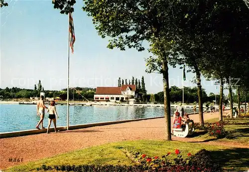 AK / Ansichtskarte Aubigny au Bac Promenade Fleurie sur la Rive Aubigny au Bac