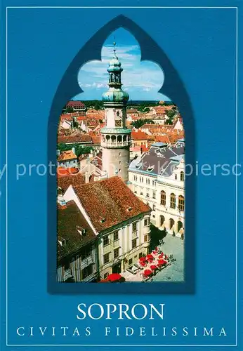 AK / Ansichtskarte Sopron_Oedenburg_HU Foe ter 