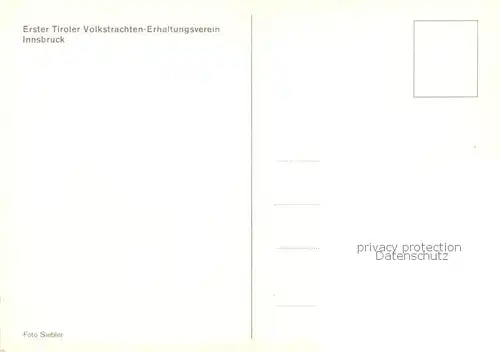 AK / Ansichtskarte Innsbruck Erster Tiroler Volkstrachten Erhaltungsverein Innsbruck