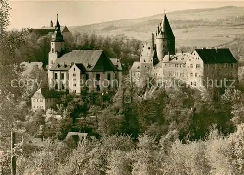 AK / Ansichtskarte Schwarzenberg_Erzgebirge Kirche und Schloss Schwarzenberg Erzgebirge