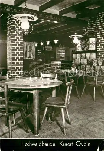 AK / Ansichtskarte Oybin Hochwaldbaude Oybin