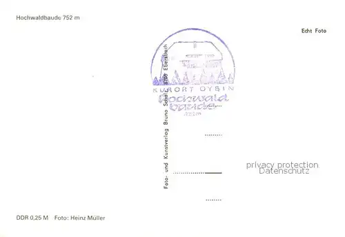 AK / Ansichtskarte Oybin Hochwaldbaude Oybin