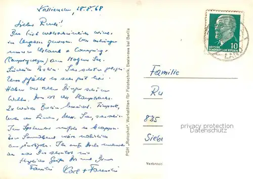 AK / Ansichtskarte Kallinchen Strandbad Kallinchen