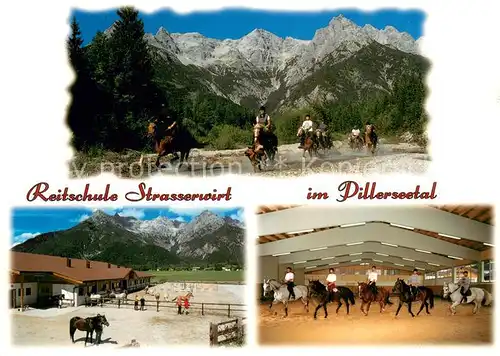 AK / Ansichtskarte St_Ulrich_Pillersee Reitschule Strasserwirt im Pillerseetal Reithalle St_Ulrich_Pillersee