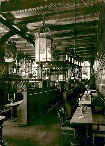 AK / Ansichtskarte Luebeck Schiffergesellschaft Gastraum Luebeck