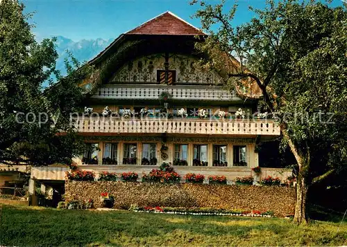 AK / Ansichtskarte Stockental_Hoefen_BE Bauernhaus 