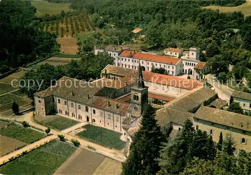 AK / Ansichtskarte Aiguebelle Abbaye de Notre Dame Vue aerienne du cote Est Aiguebelle