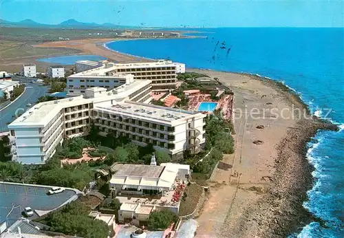 AK / Ansichtskarte Playa_de_los_Pocillos Hotel San Antonio Fliegeraufnahme Playa_de_los_Pocillos