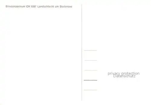 AK / Ansichtskarte Landschlacht Blindenzentrum Landschlacht