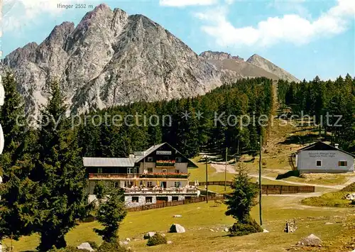 AK / Ansichtskarte Hafling_Avelengo Falzeben_IT Alpengasthof Alpenrose mit Sessellift 