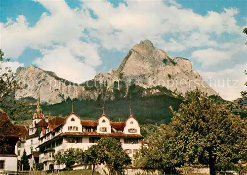 AK / Ansichtskarte Schwyz_SZ Alois von Redinghaus mit Mythen 