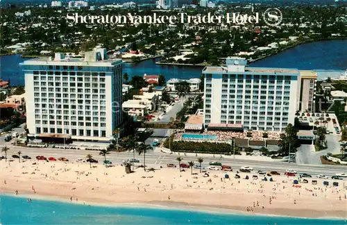 AK / Ansichtskarte Fort_Lauderdale_Florida Sheraton Yankee Trader Hotel Air view 