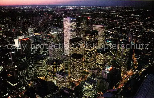 AK / Ansichtskarte Toronto_Canada The sparkling lights of Toronto at night Toronto Canada