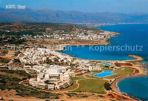 AK / Ansichtskarte Kriti_Crete_Kreta Sissi Fliegeraufnahme 