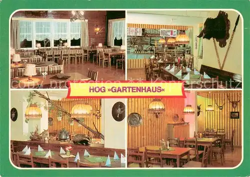 AK / Ansichtskarte Pansfelde Ausflugsgaststaette HOG Gartenhaus Gastraeume Pansfelde
