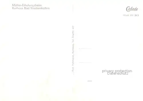 AK / Ansichtskarte Bad_Westernkotten Muetter Erholungsheim Speiseraum Bad_Westernkotten