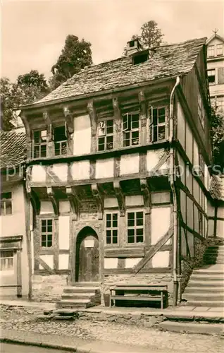 AK / Ansichtskarte Stolberg_Harz Heimatmuseum aeltestes Haus Fachwerk Stolberg Harz