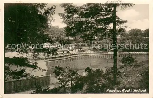 AK / Ansichtskarte Netzschkau Stadtbad Freibad Netzschkau