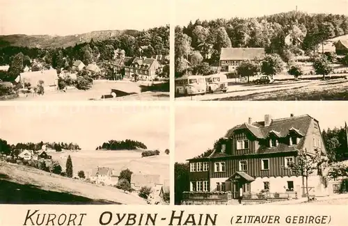 AK / Ansichtskarte Hain_Oybin Teilansichten Kurort im Zittauer Gebirge Hain_Oybin