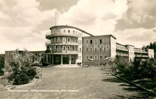 AK / Ansichtskarte Gernrode_Harz FDGB Erholungsheim Fritz Heckert Gernrode Harz