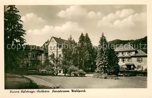 AK / Ansichtskarte Suelzhayn Sanatorium Waldpark Suelzhayn
