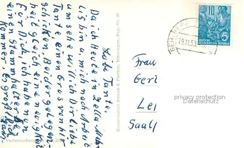 AK / Ansichtskarte Zella Mehlis Ortsansichten Zella Mehlis