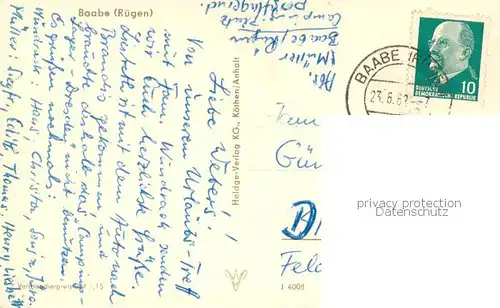 AK / Ansichtskarte Baabe_Ostseebad_Ruegen Musikpavillon Promenade Strandleben Kurverwaltung Baabe_Ostseebad_Ruegen