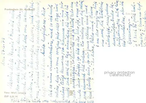 AK / Ansichtskarte Frankenhain_Thueringen Panorama Frankenhain Thueringen