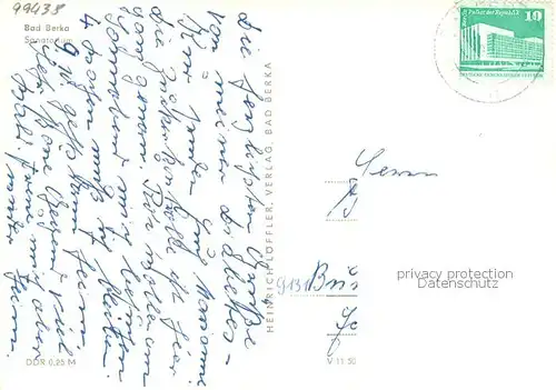 AK / Ansichtskarte Bad_Berka Sanatorium Bad_Berka