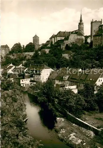 AK / Ansichtskarte Bautzen Blick vom Spreeufer Bautzen